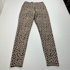 Beach Riot Ribbed Ayla Leggings Womens Size Medium Taupe Spot Stretch *TINY FLAW